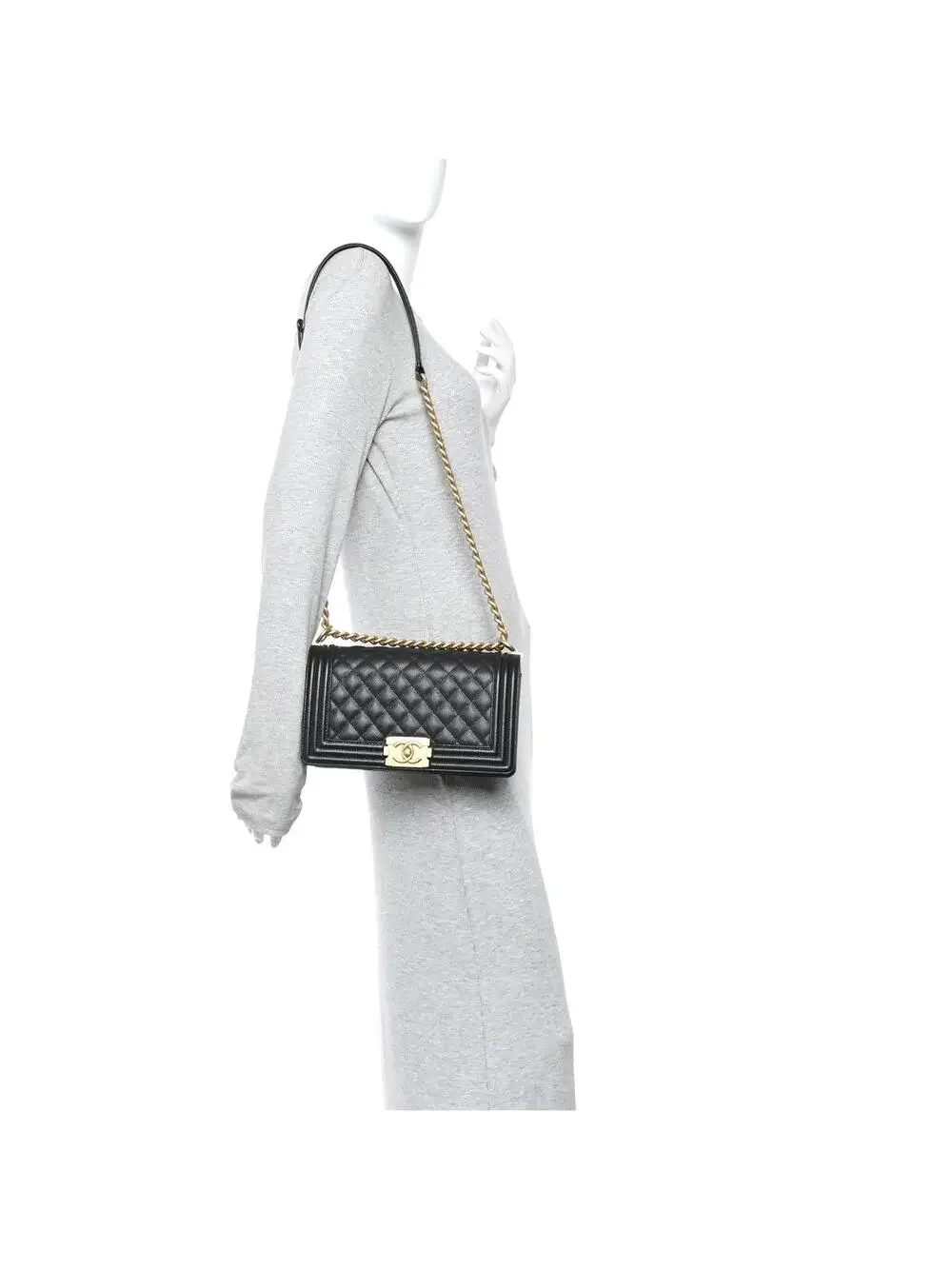 Chanel Caviar Quilted Medium Boy Flap #323669C42B